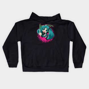 Music Miku Kids Hoodie